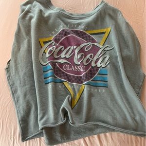 coca cola cropped sleeveless top